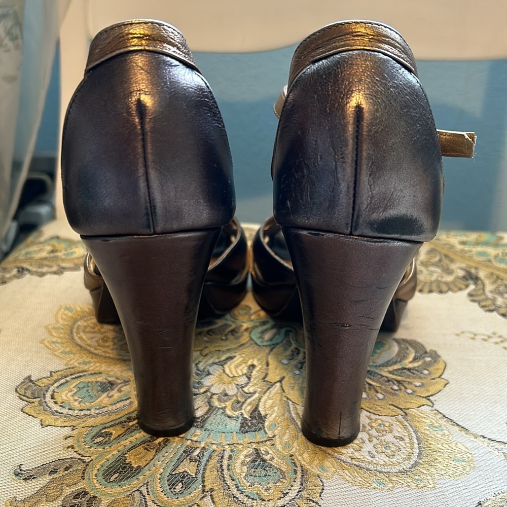 Vintage Coach Shoes Sz 8 - Picture 4 of 10